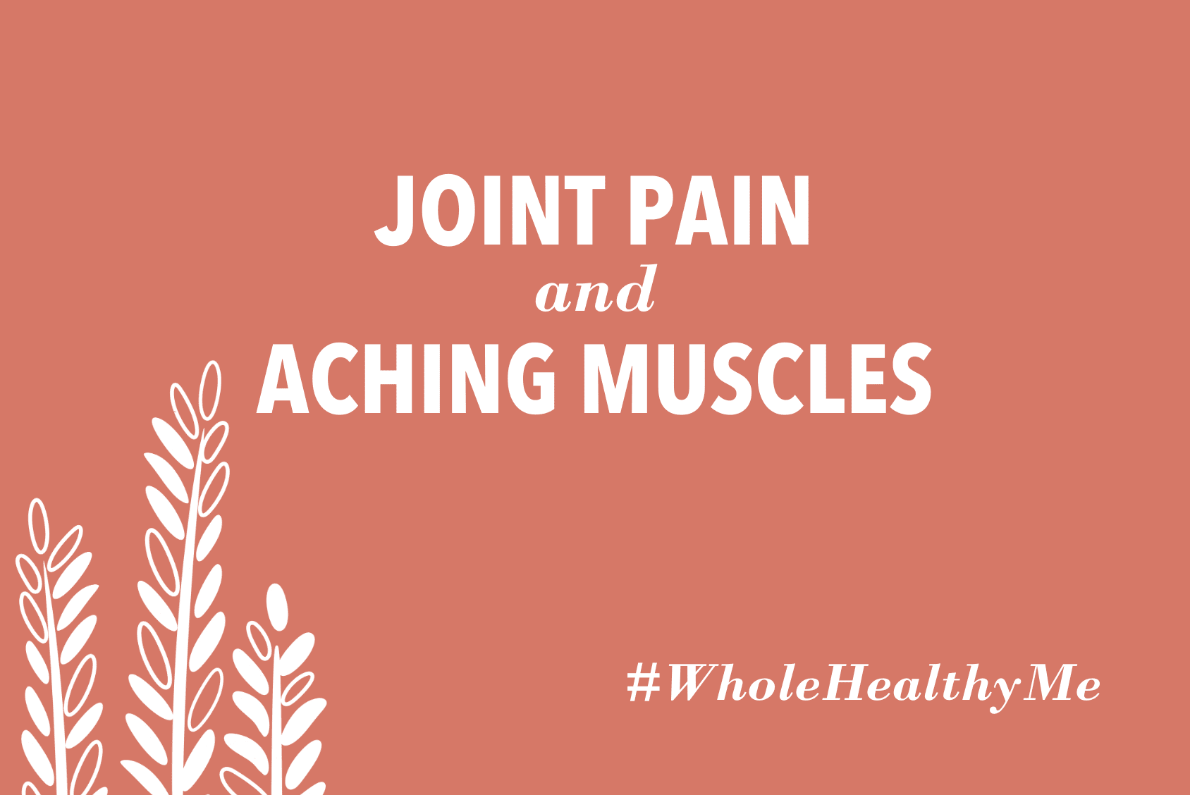Joint Pain and Aching Muscles | The Harvest Table
