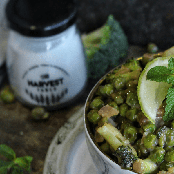 Creamy Collagen peas | The Harvest Table